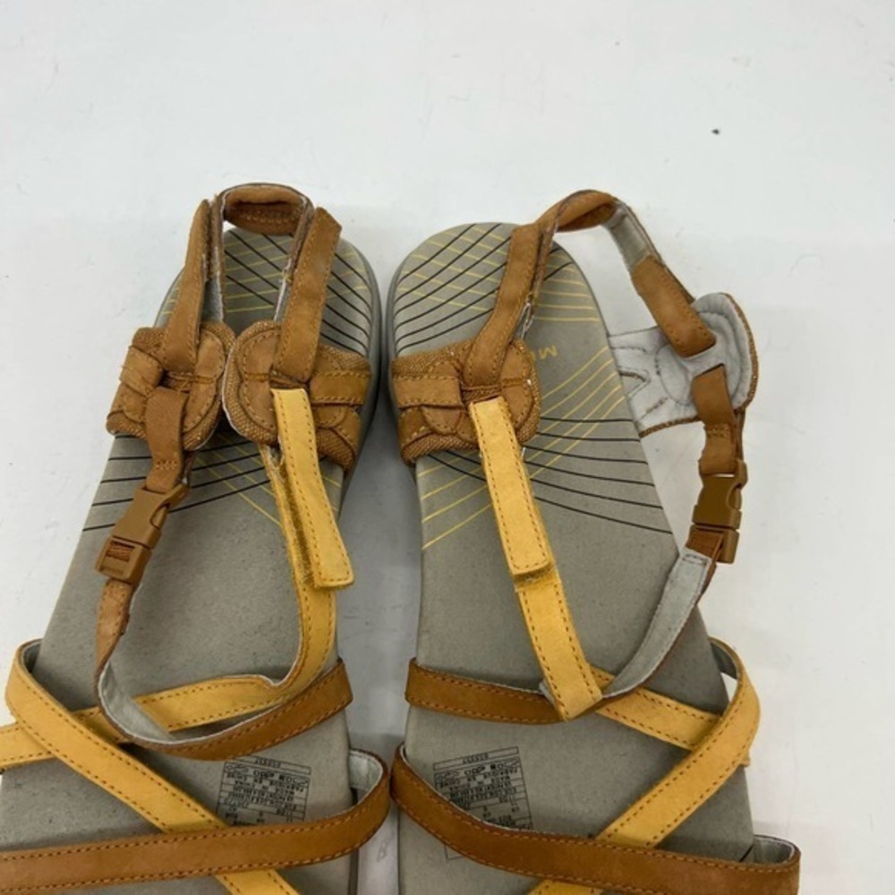 Merrell womens aster sport sandals ginger leather uppers cushion sole size 11 - Picture 6 of 11
